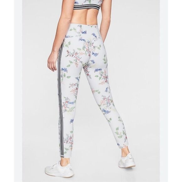 Athleta Contender Blossom Athleisure military stripe leggings - Picture 1 of 4